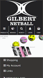 Mobile Screenshot of gilbertnetball.com.au